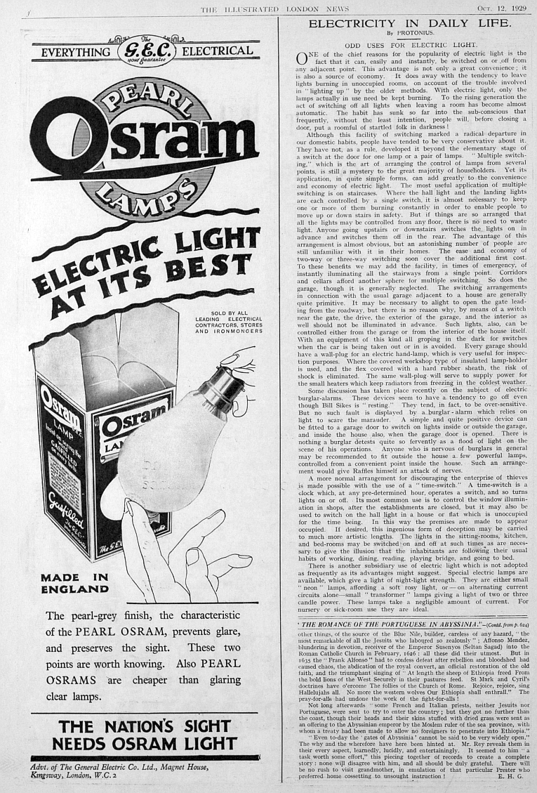 Electricity October 12 1928